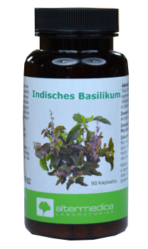 Indian basil, Tulsi - reduces stress, relieves sleep problems, relieves rheumatic pain, colds, viral and fungal infections, 60 capsules